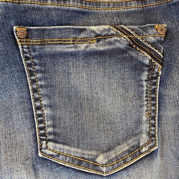 Buckle Black Mens Skinny Fit Jeans 28X32 Medium Wash Distressed Style - Picture 13 of 16